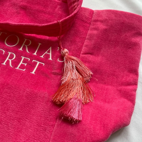 Victoria Secret Pink Terry Cloth Beach Gym Tote & Beach Blanket NWT - Picture 5 of 16